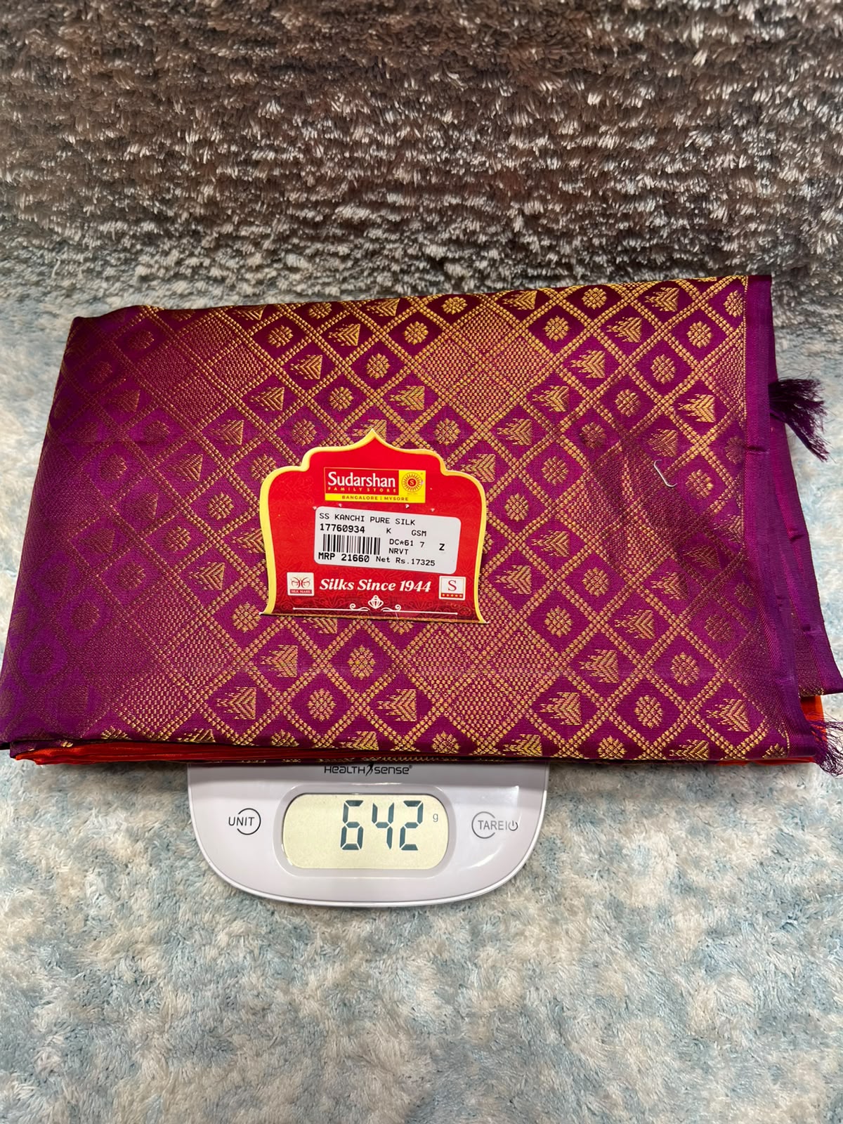 Pure Kanchipuram Silk Saree