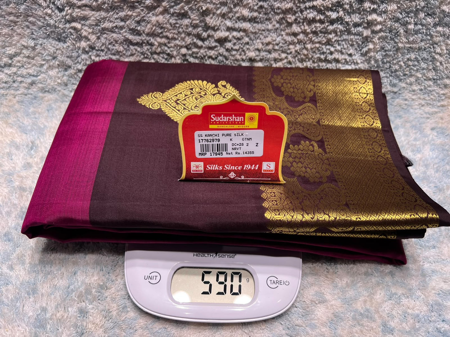 Pure Kanchipuram Silk Saree