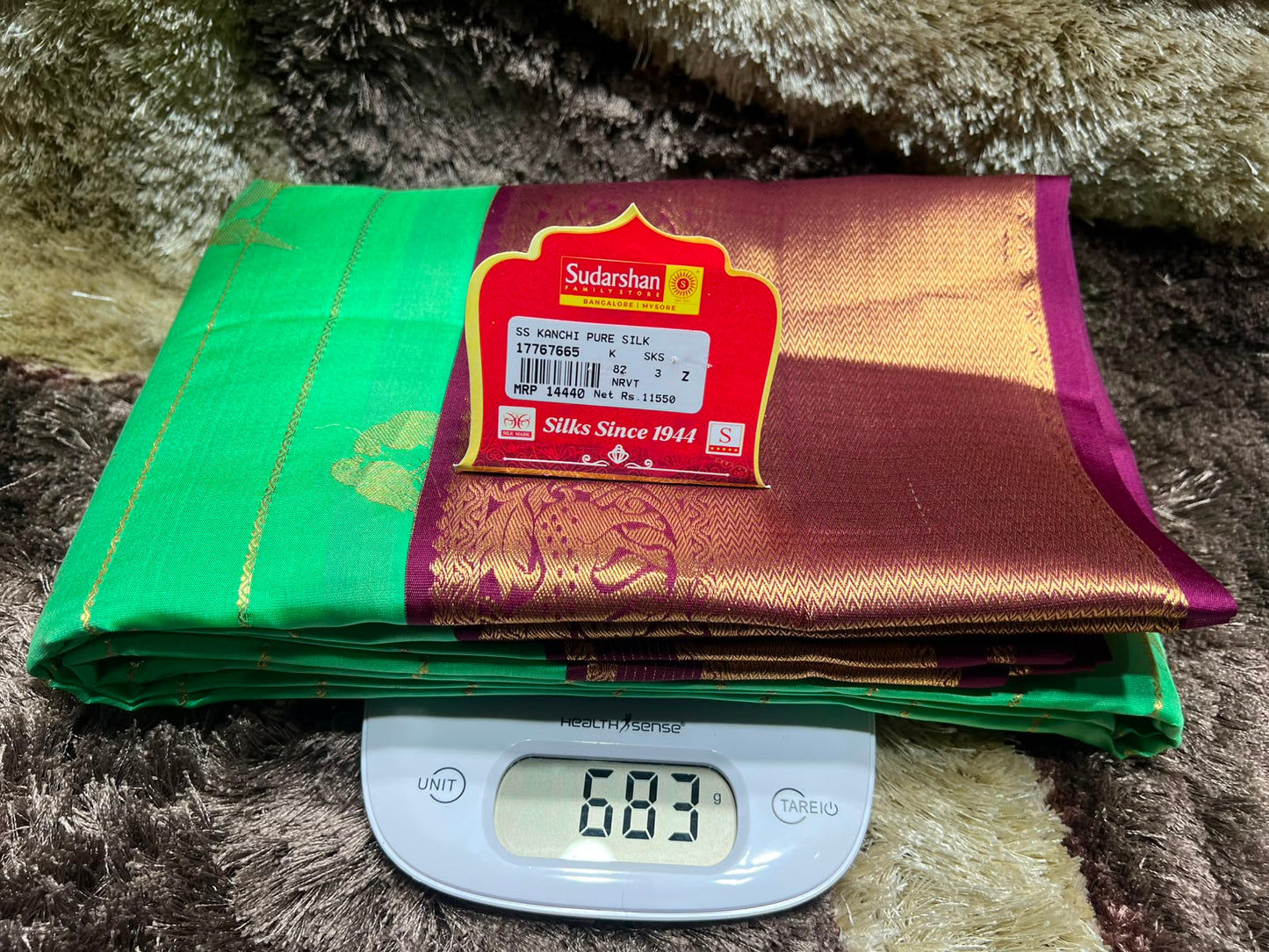 Pure Kanchipuram Silk Saree