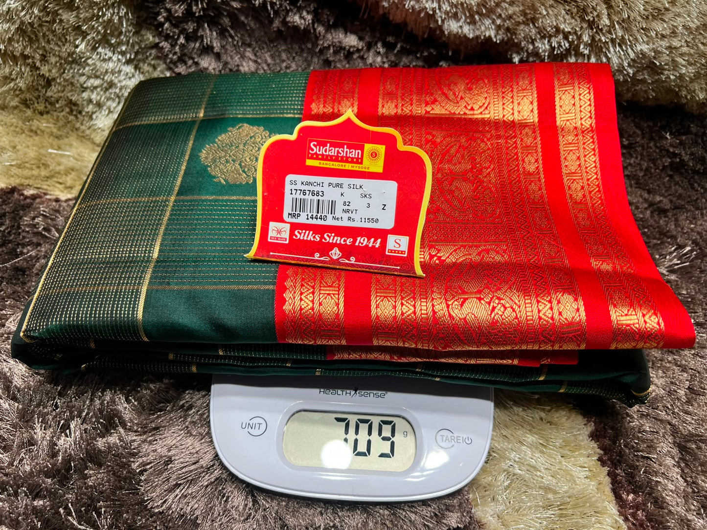 Pure Kanchipuram Silk Saree
