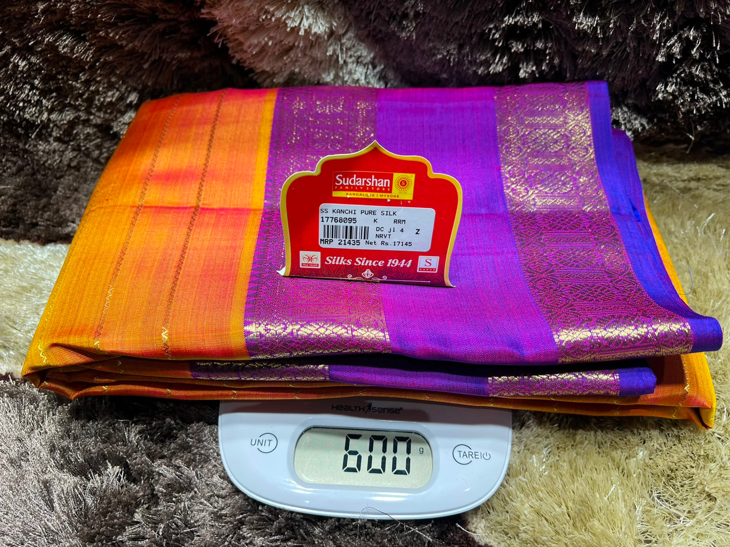 Pure Kanchipuram Silk Saree