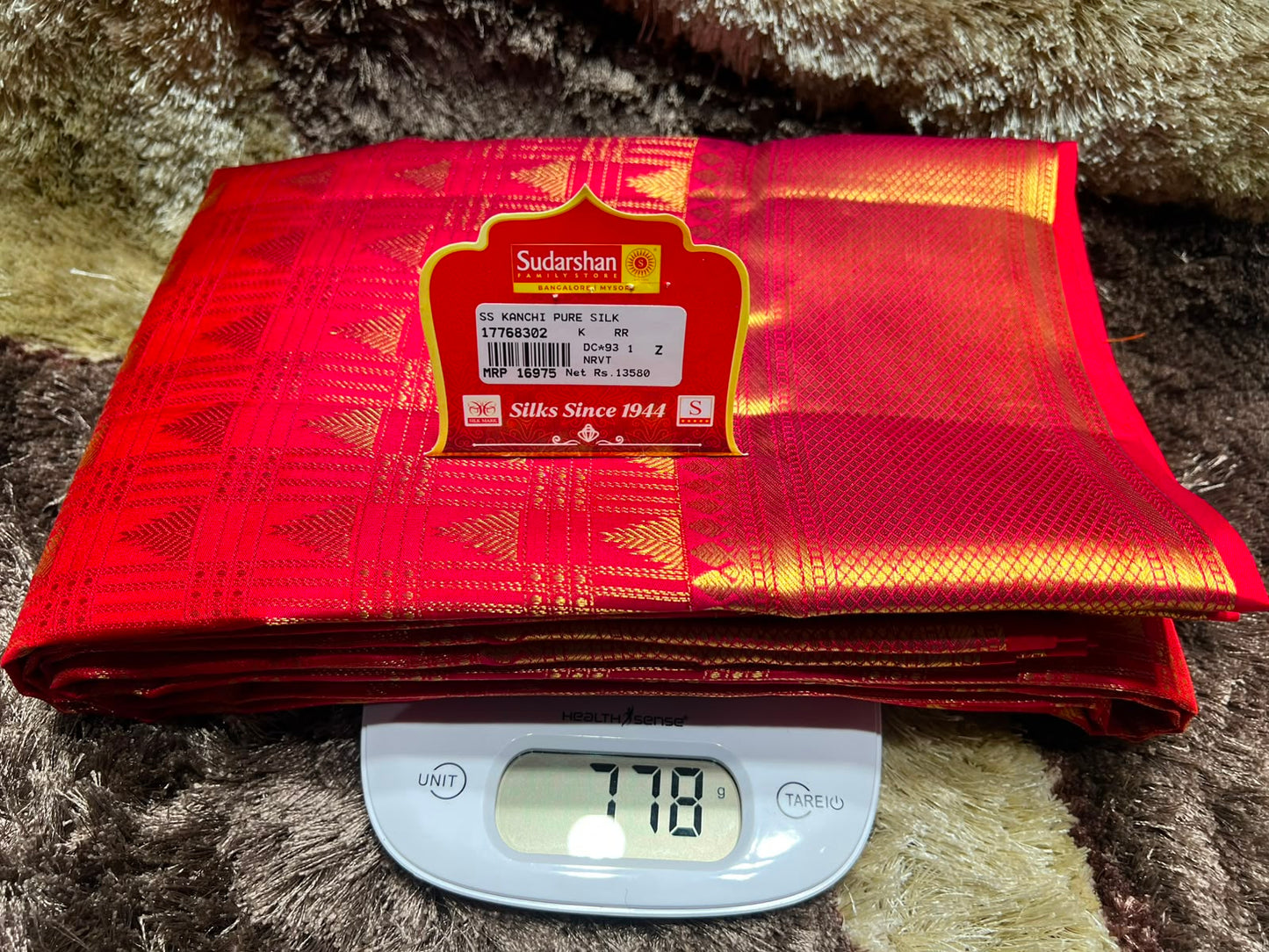 Pure Kanchipuram Silk Saree