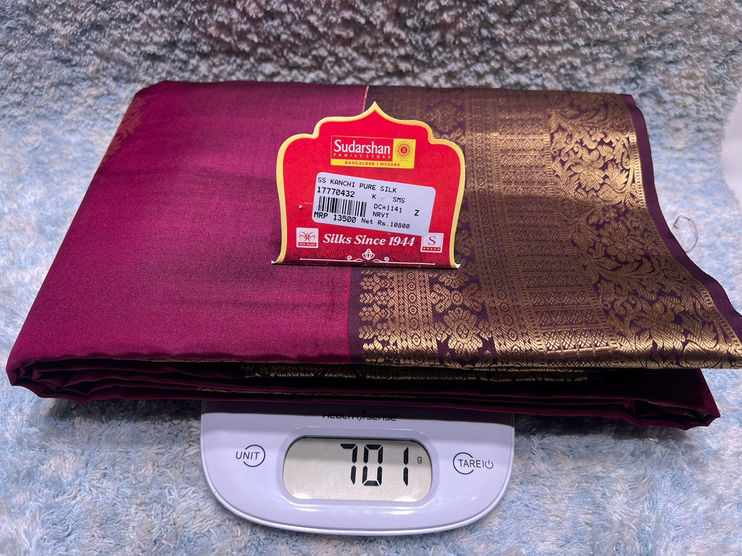 Pure Kanchipuram Silk Saree