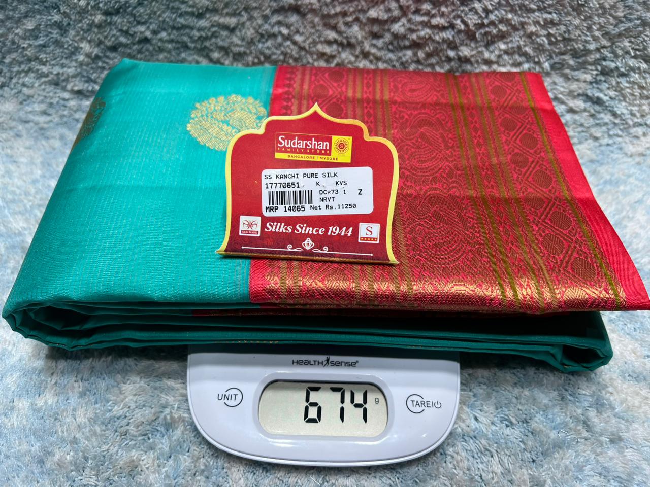 Pure Kanchipuram Silk Saree