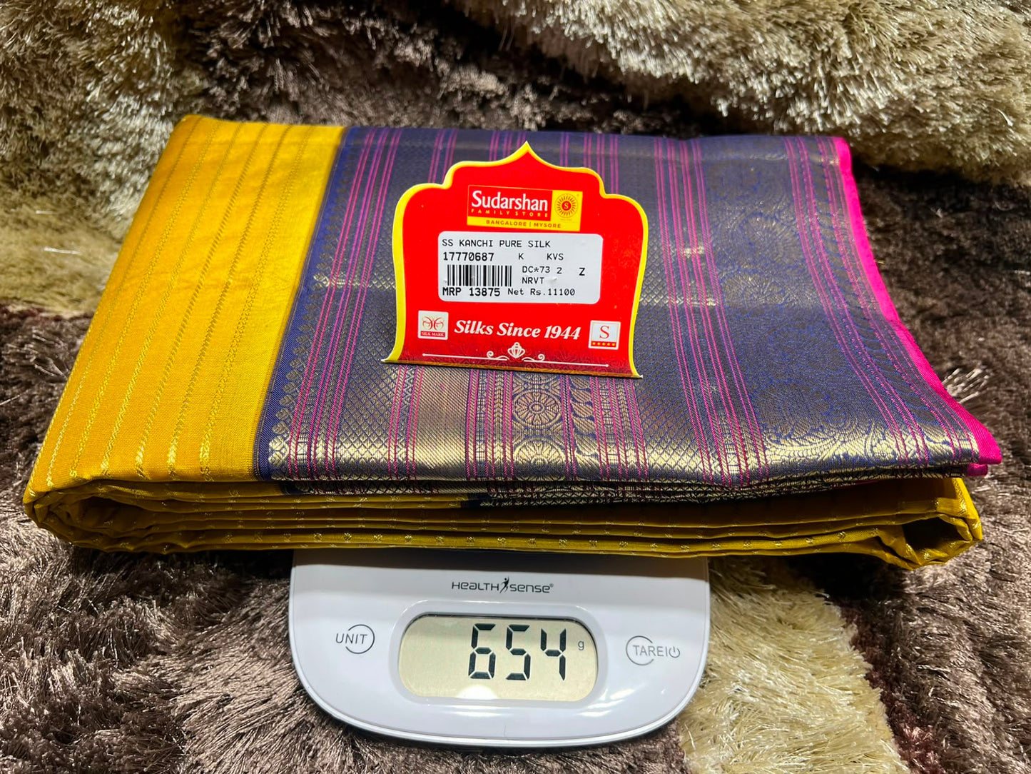 Pure Kanchipuram Silk Saree