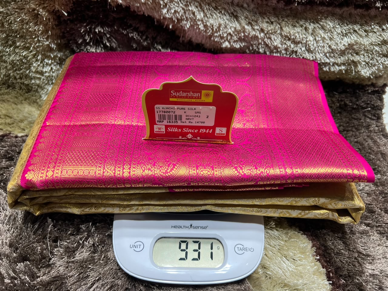 Pure Kanchipuram Silk Saree