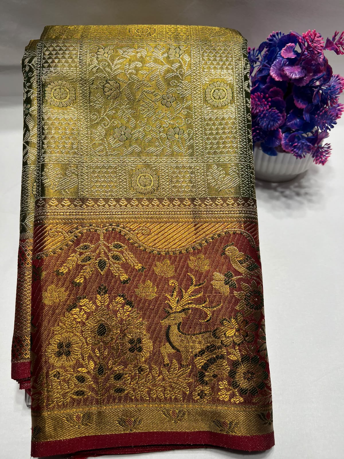 Pure Kanchipuram Silk Saree