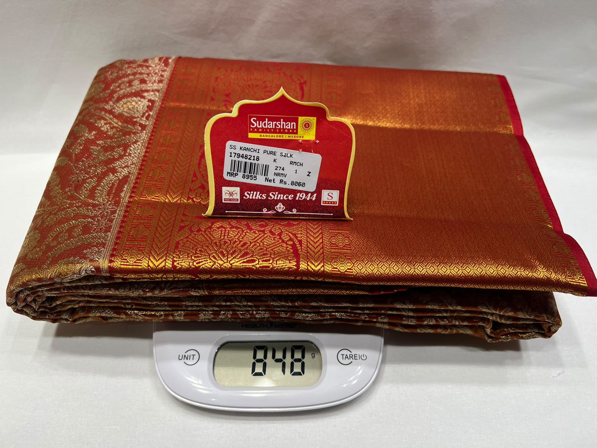 Pure Kanchipuram Silk Saree