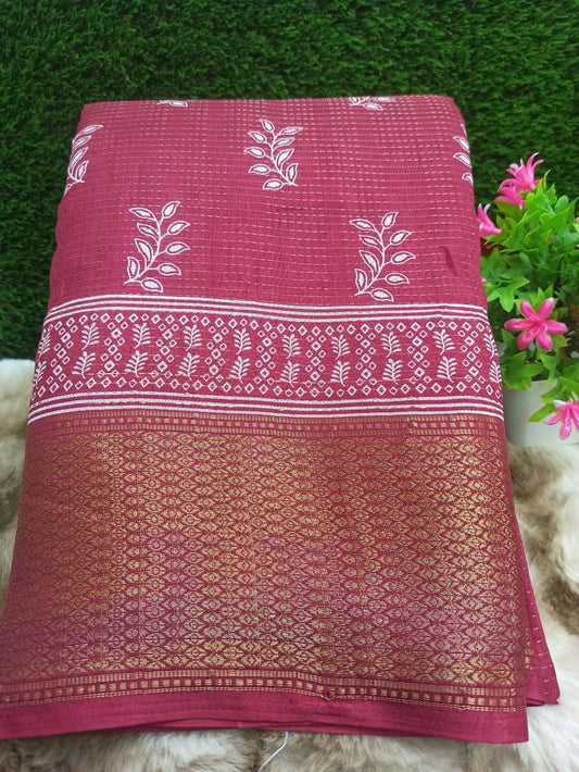 Raw Silk Saree