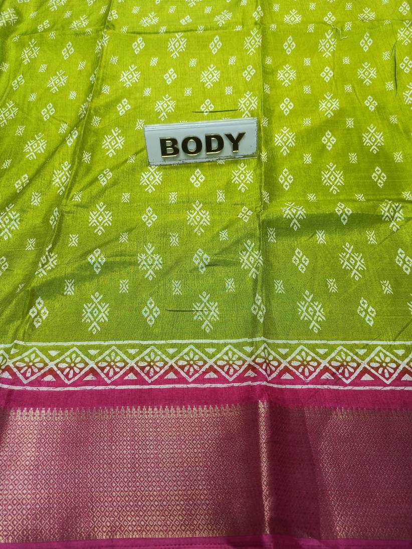 Pure Linen Silk Saree