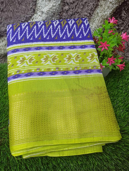 Pure Linen Silk Saree