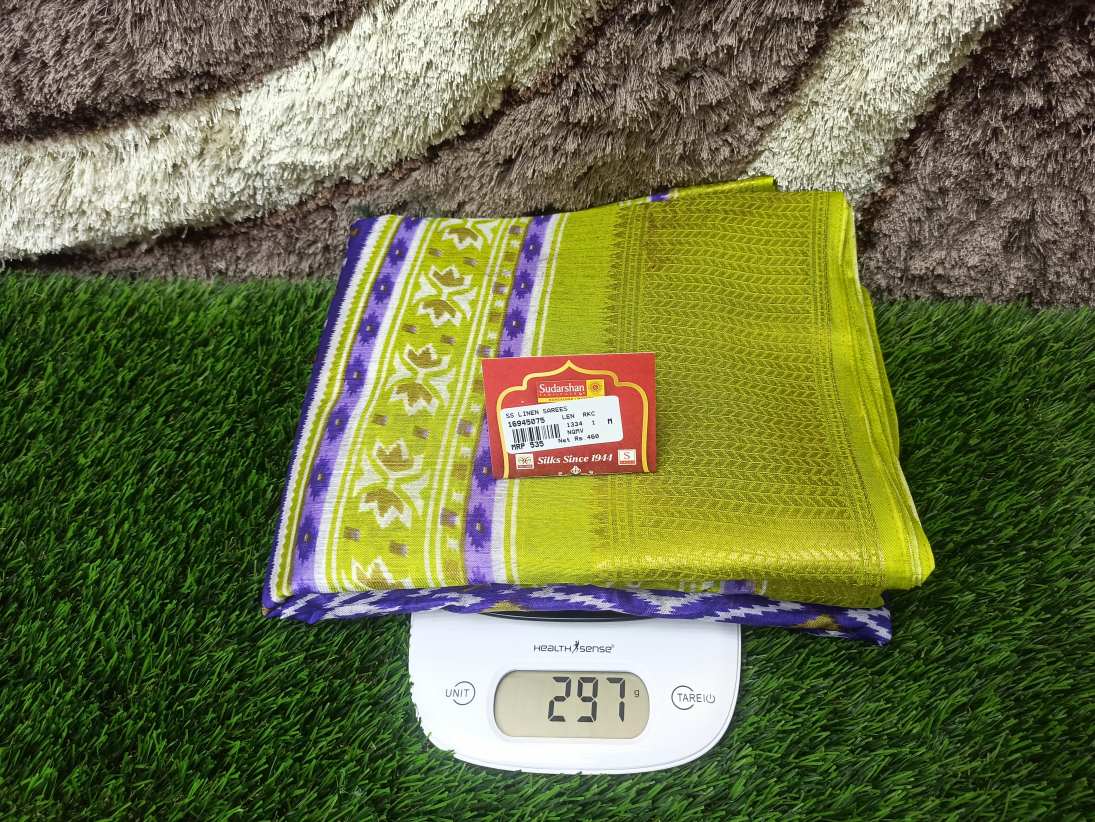 Pure Linen Silk Saree