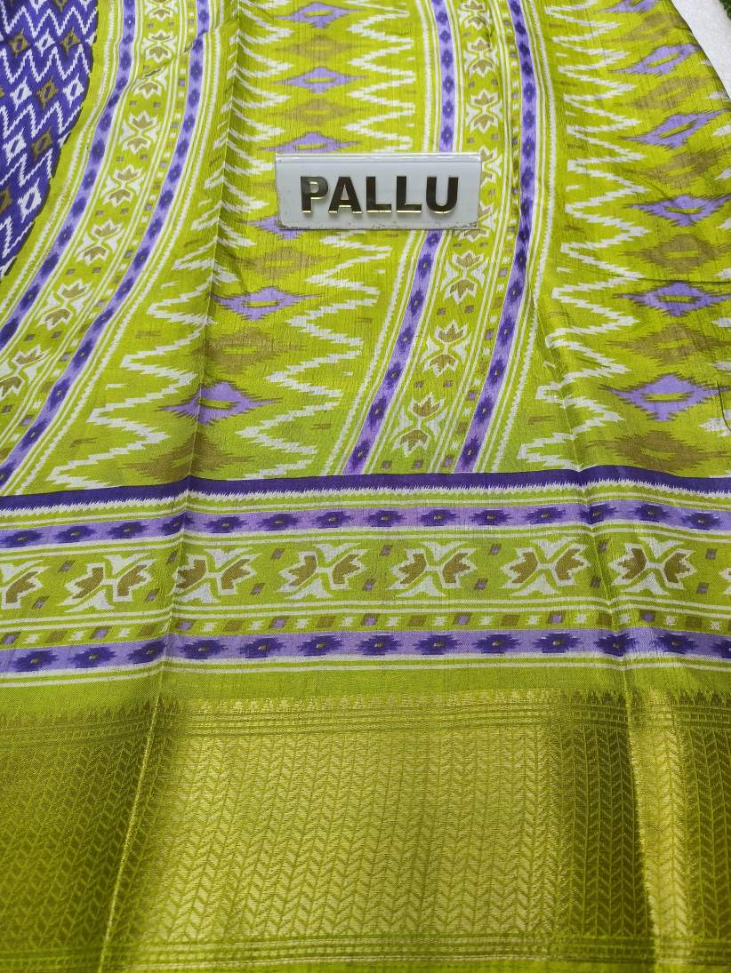 Pure Linen Silk Saree