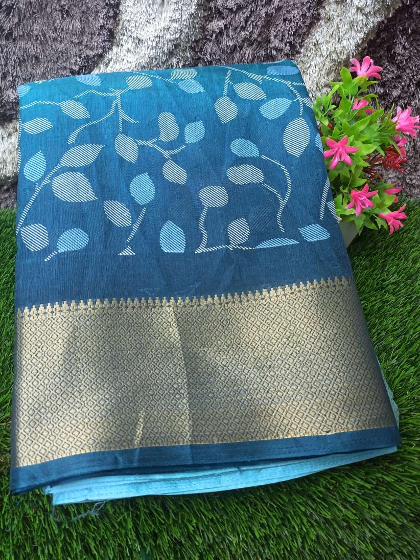 Pure Linen Silk Saree