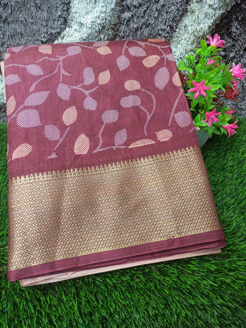Pure Linen Silk Saree