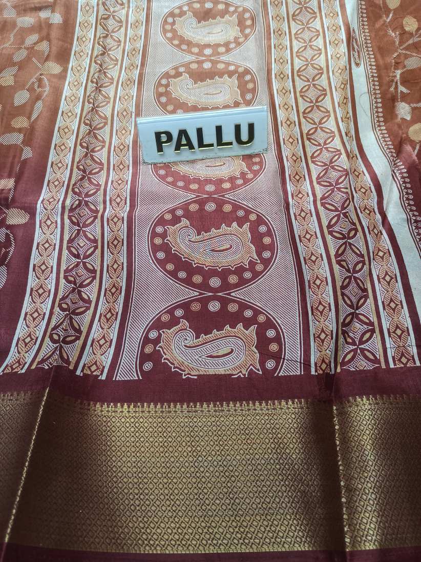 Pure Linen Silk Saree