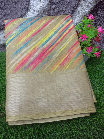 Pure Linen Silk Saree