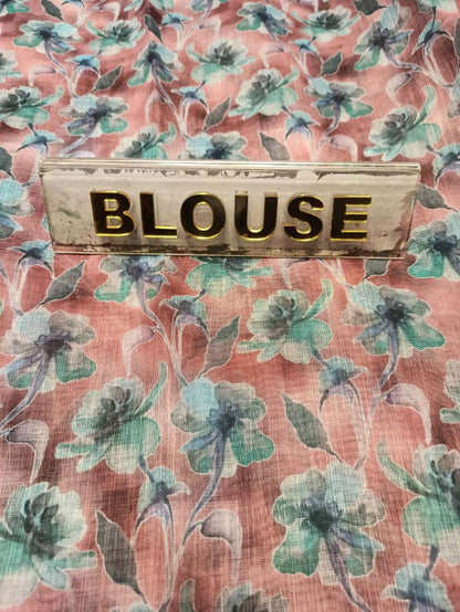 Pure Linen Silk Saree.