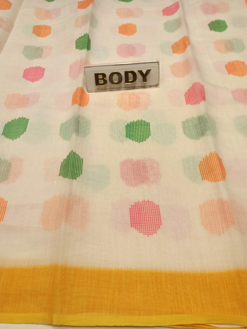 Pure Linen Silk Saree.