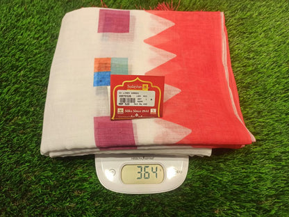 Pure Linen Silk Saree.