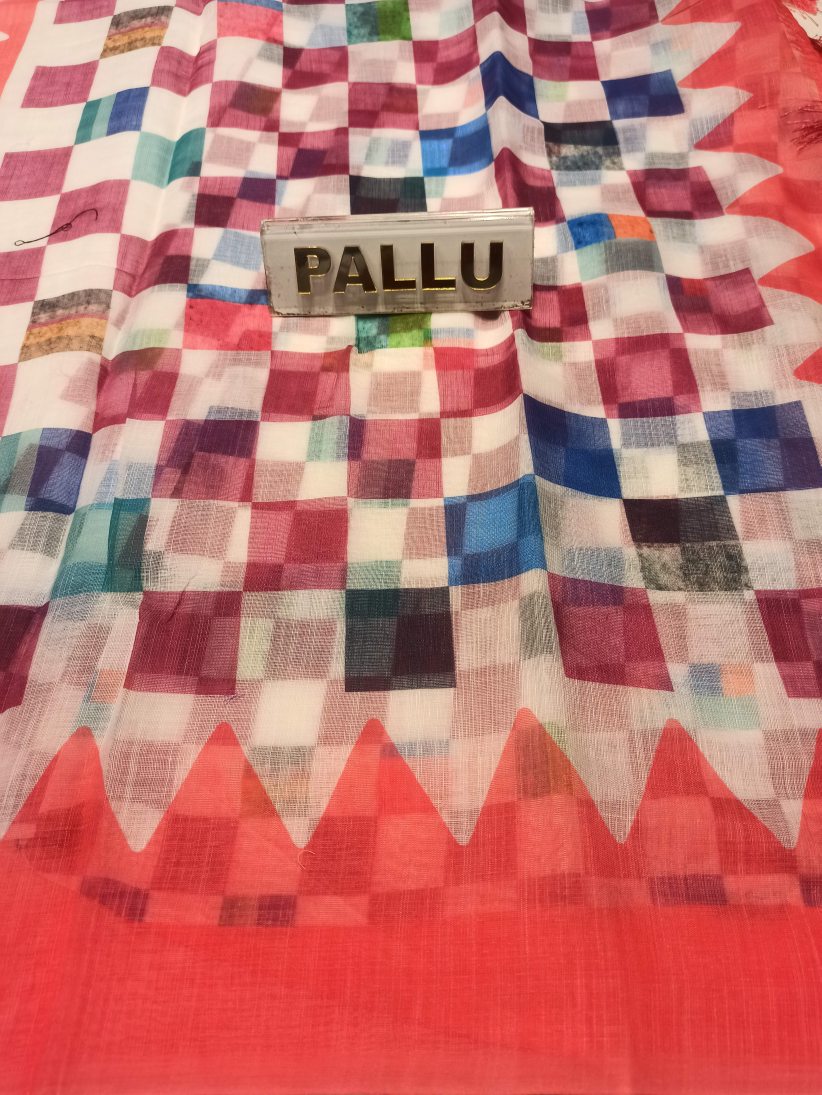 Pure Linen Silk Saree.