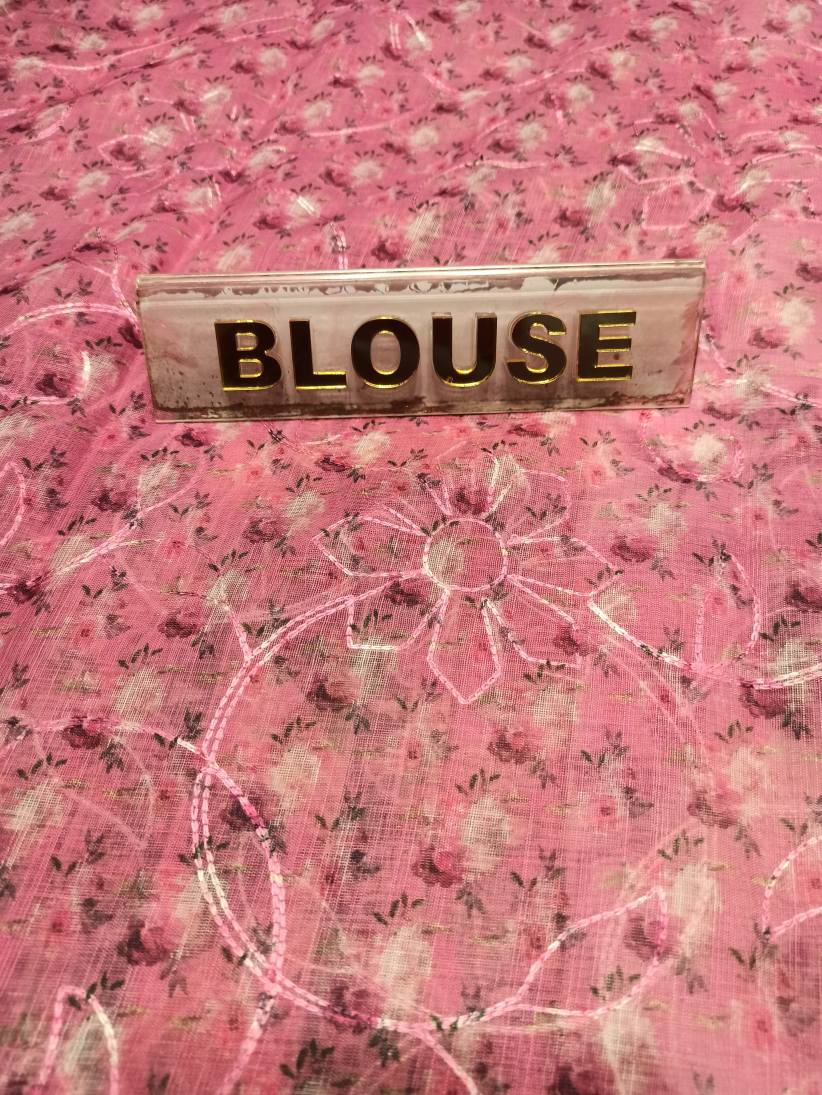 Pure Linen Silk Saree.