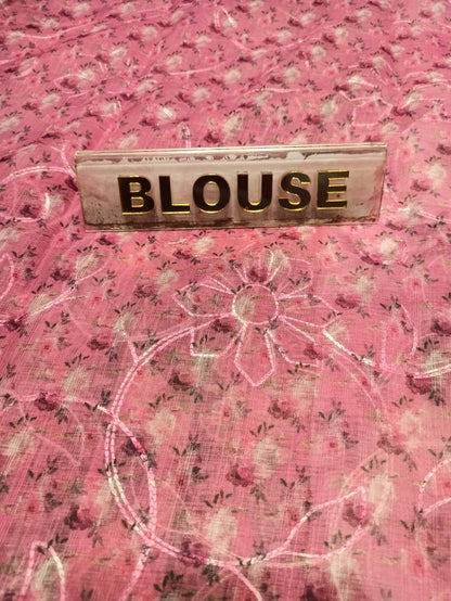 Pure Linen Silk Saree.