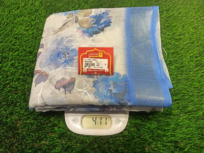 Pure Linen Silk Saree.