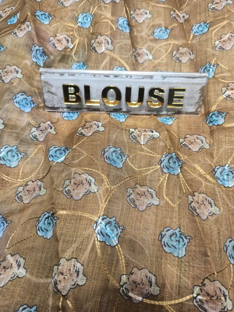 Pure Linen Silk Saree.