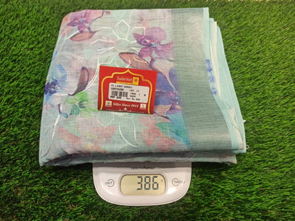 Pure Linen Silk Saree.