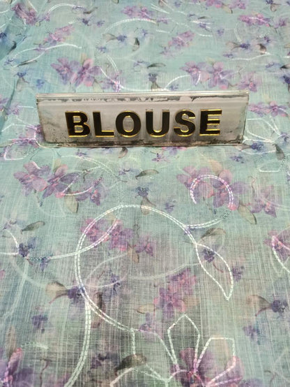 Pure Linen Silk Saree.