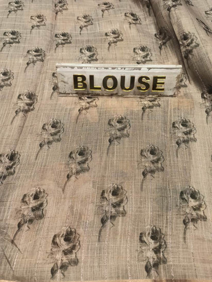 Pure Linen Silk Saree.