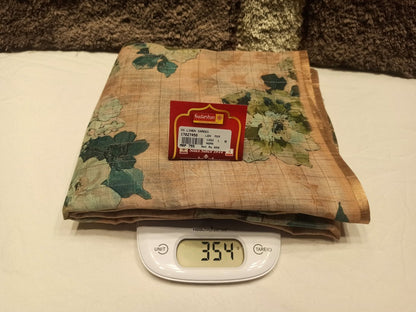 Pure Linen Silk Saree.