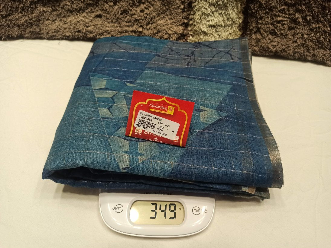 Pure Linen Silk Saree.