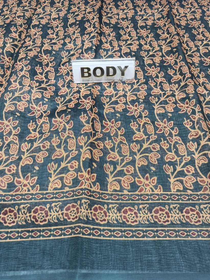 Pure Linen Silk Saree.