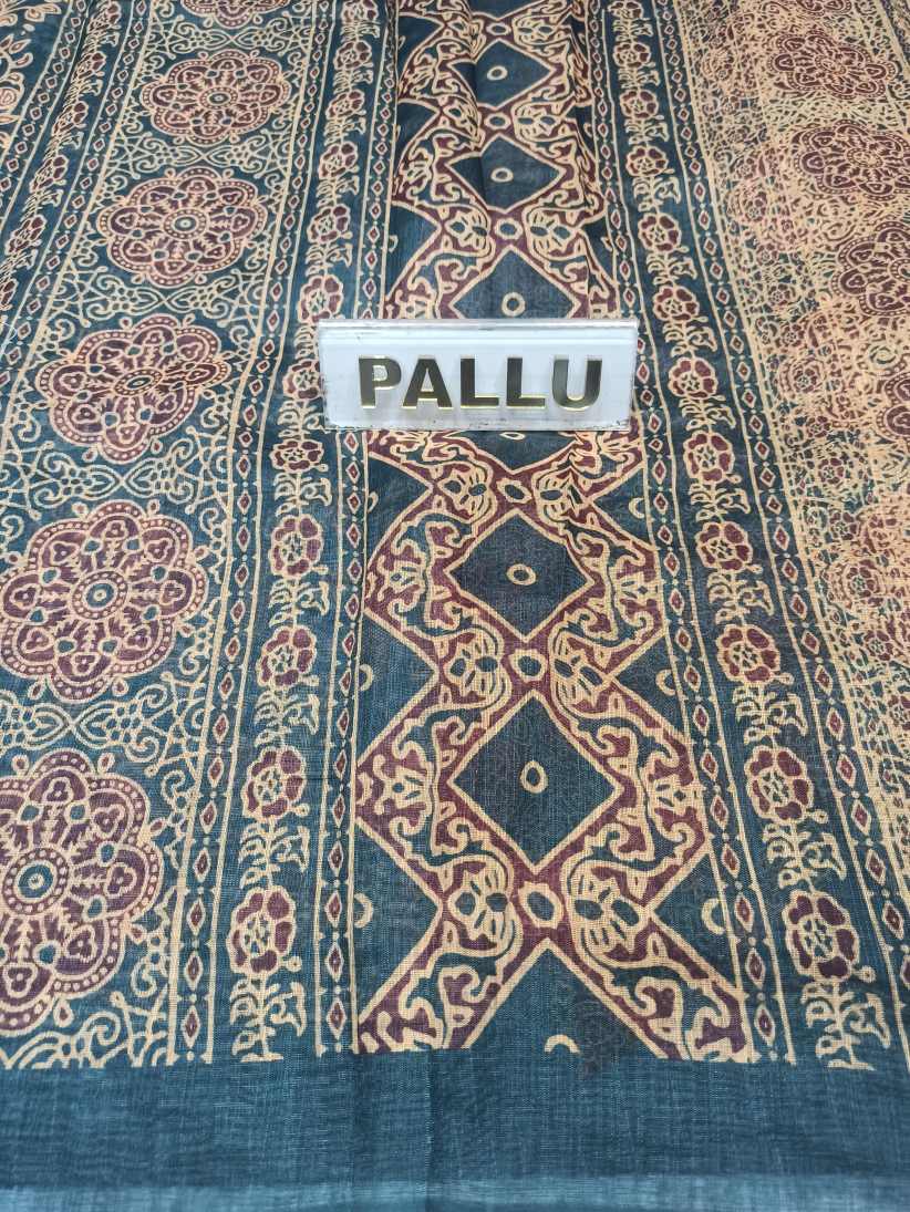 Pure Linen Silk Saree.