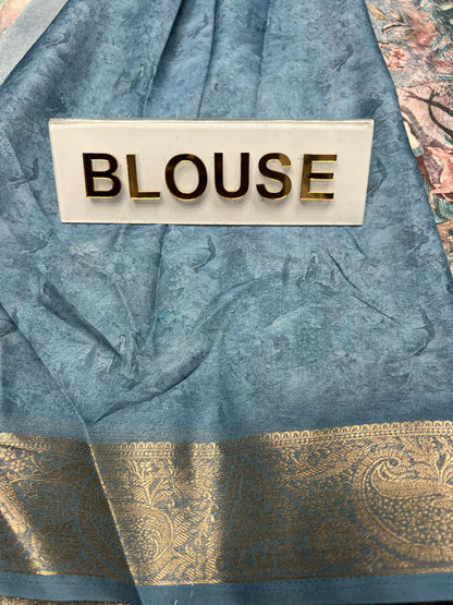 Pure Linen Silk Saree.