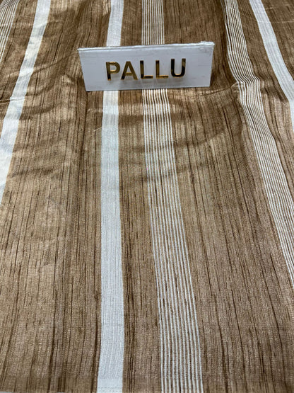 Pure Linen Silk Saree.