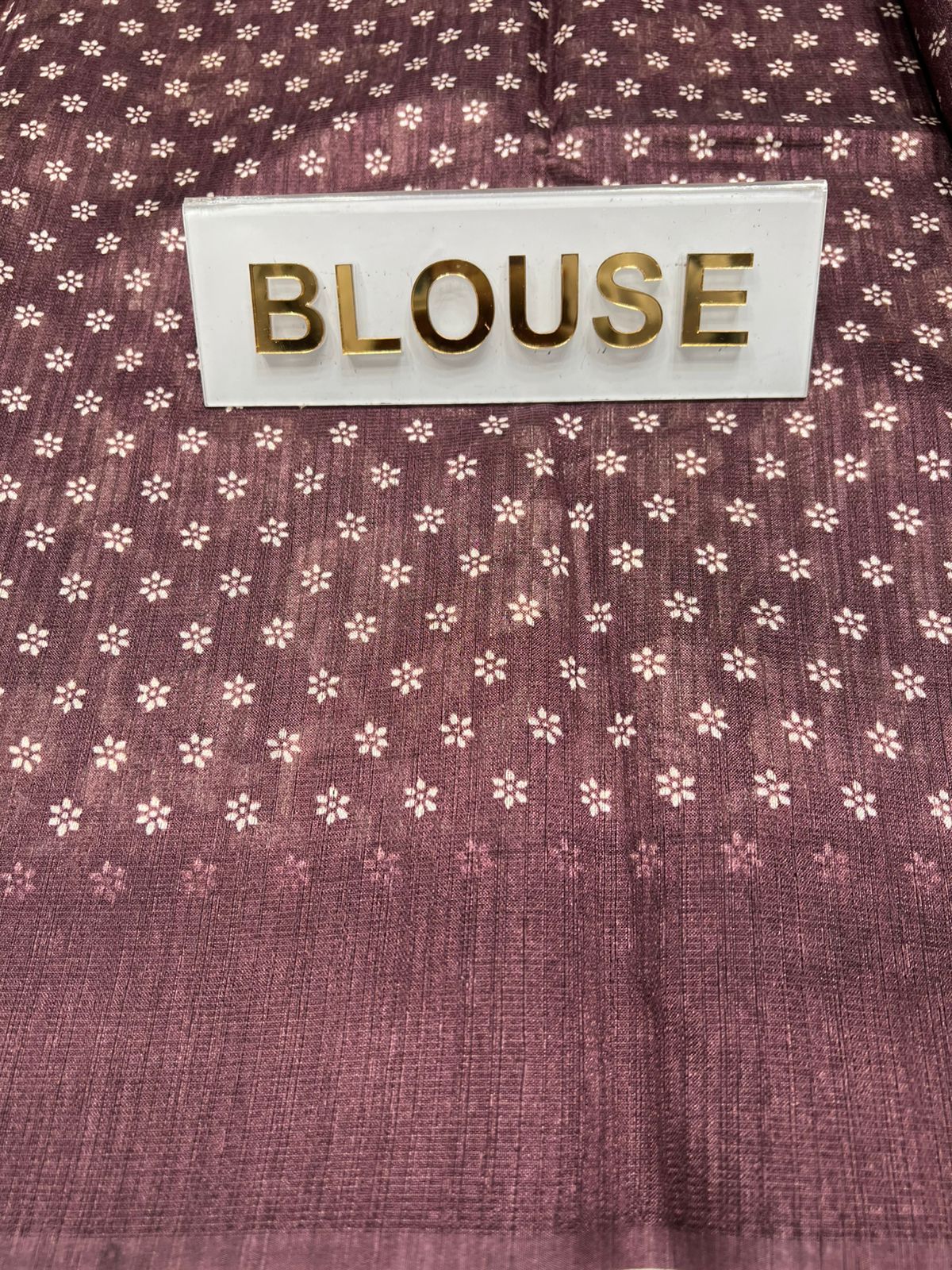Pure Linen Silk Saree.