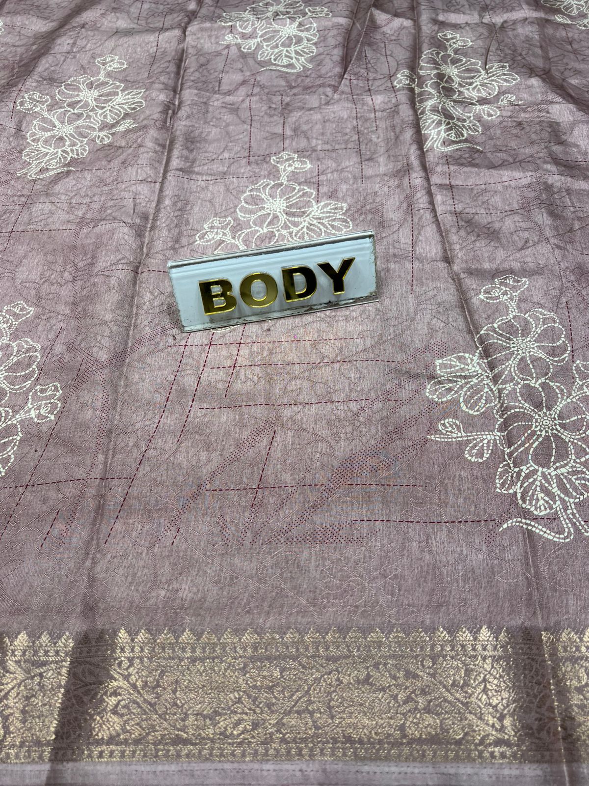 Pure Linen Silk Saree.