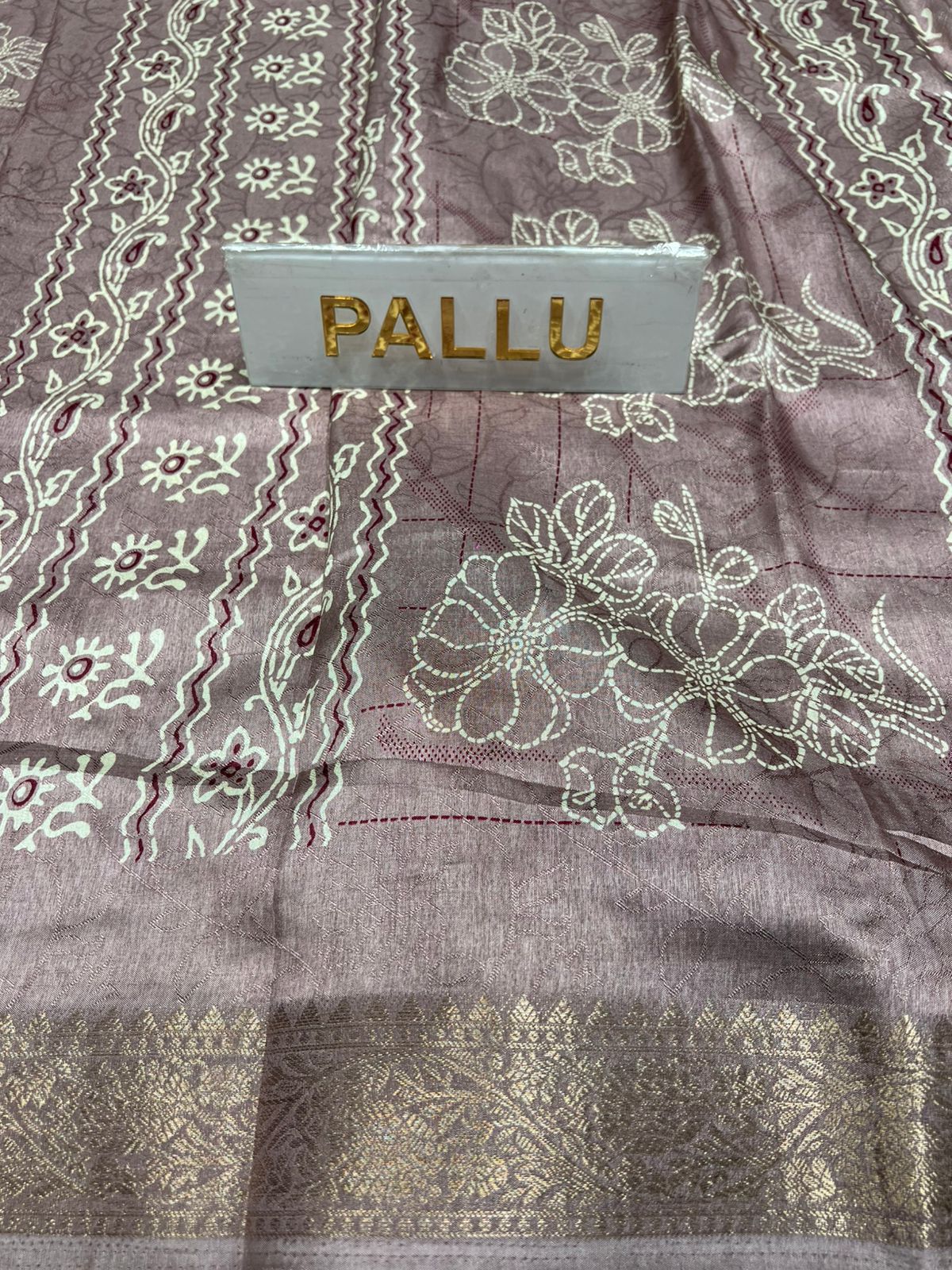 Pure Linen Silk Saree.