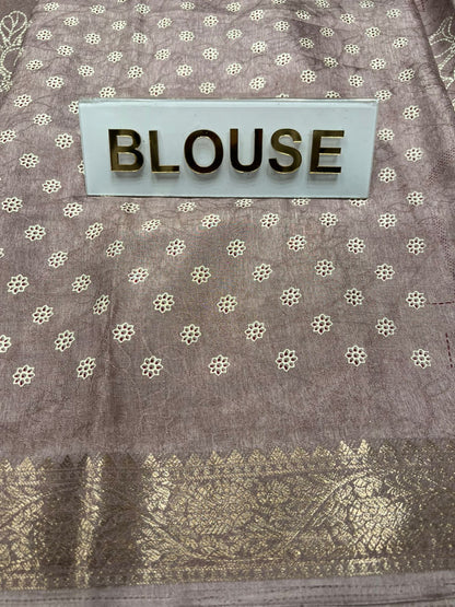 Pure Linen Silk Saree.