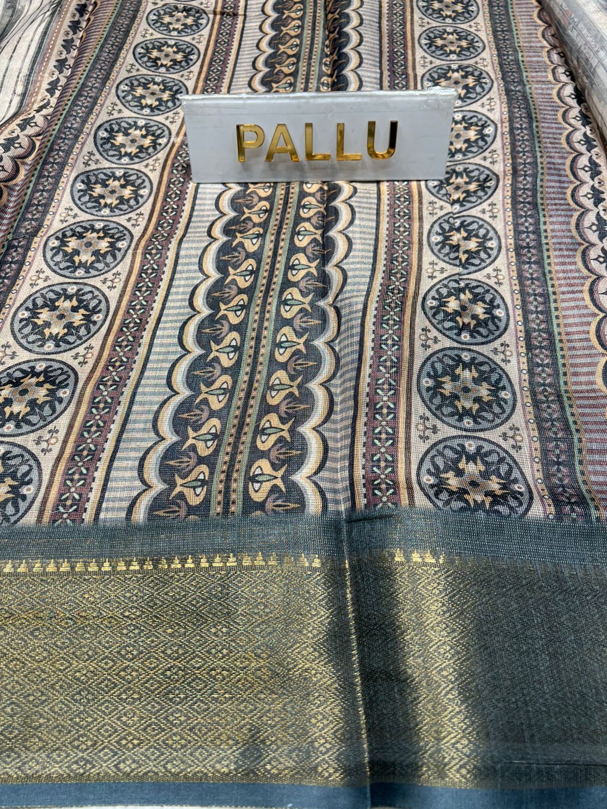 Pure Linen Silk Saree.