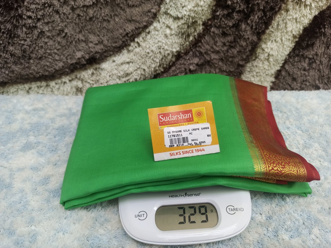 Pure Mysore Silk Saree(60 Grams)