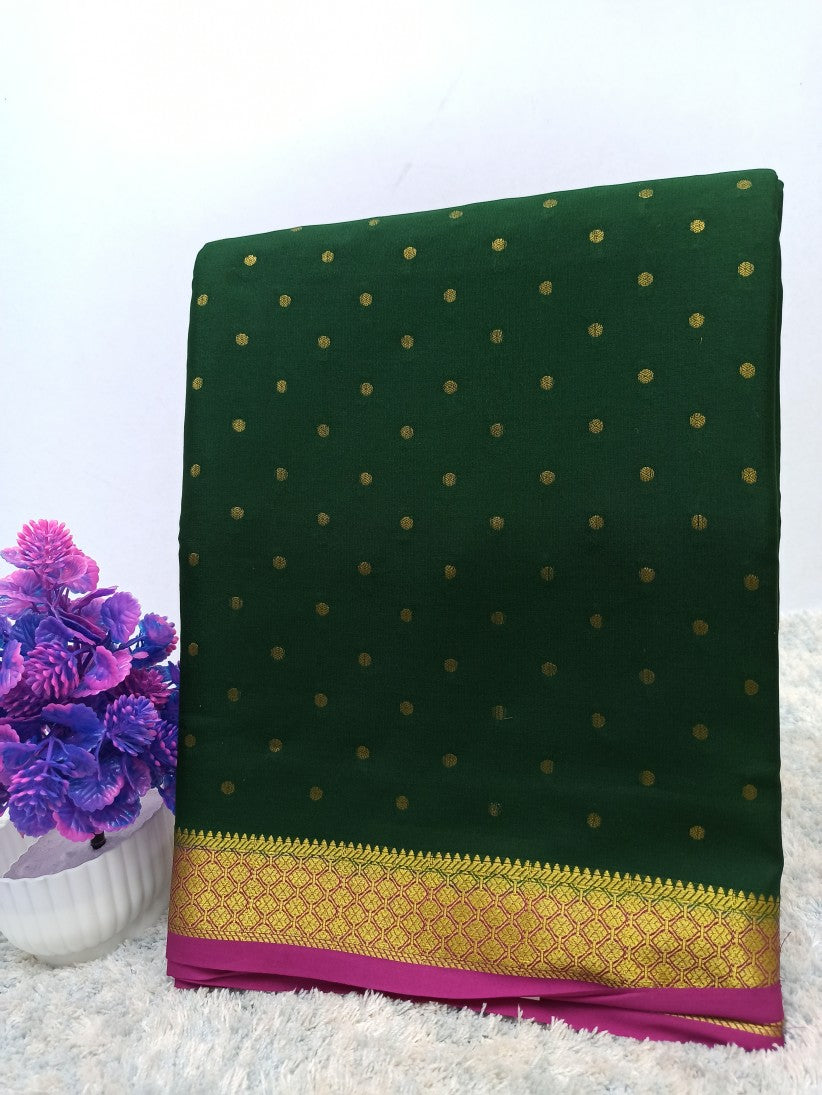 Pure Mysore Silk Crape Saree