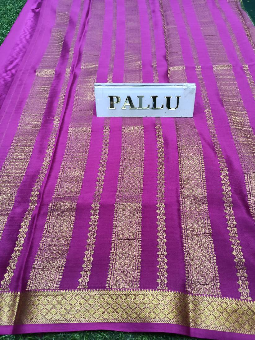 Pure Mysore Silk Crape Saree