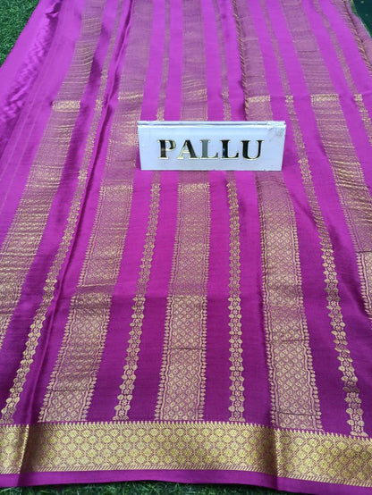 Pure Mysore Silk Crape Saree