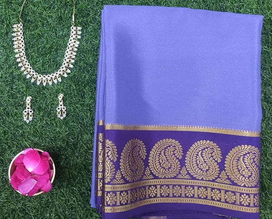 Pure Mysore Silk Crape Sarees