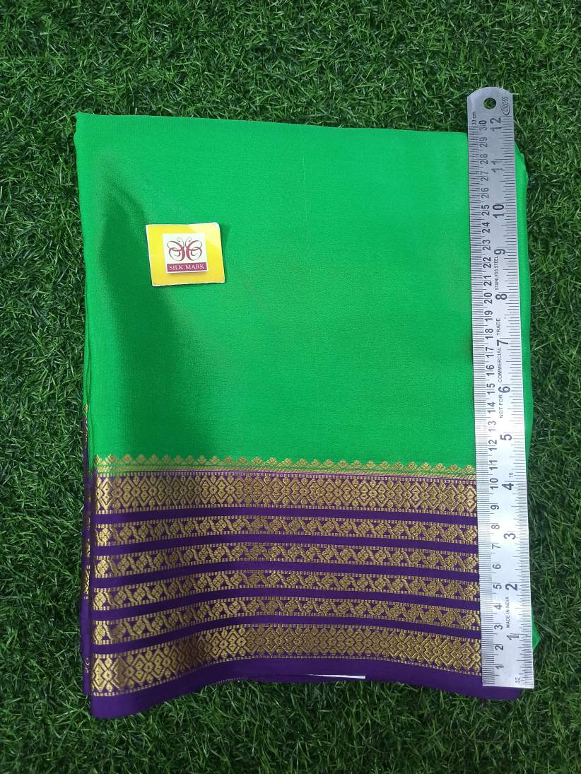 Pure Mysore Silk Crape Sarees