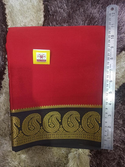 Pure Mysore Silk Crape Saree